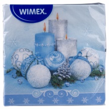 Ubrousky 33 x 33 cm, modré