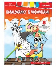 Omalovánky s vodovkami A4 Cirkus