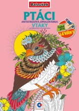 Antistresové omalovánky A5 Ptáci