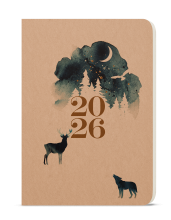 Oskar - diář A5 Kraft Čarovný