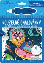 Omalovánky Kosmické dobrodružství