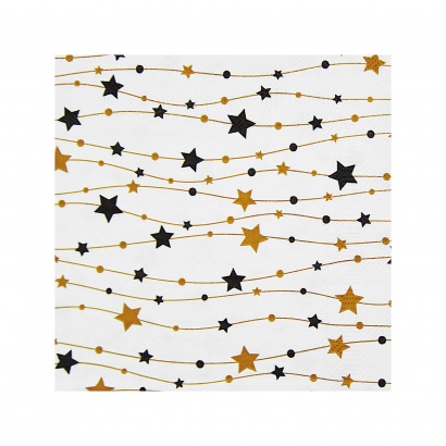 Ubrousky 33 x33 cm, Vánoční řetězy Ubrousky 33 x33 cm, Vánoční řetězy