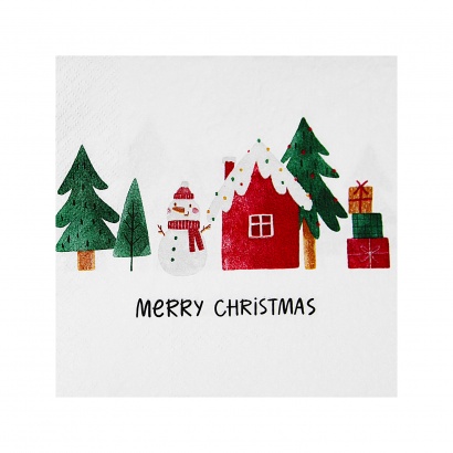 Ubrousky 33 x33 cm, Veselé Vánoce