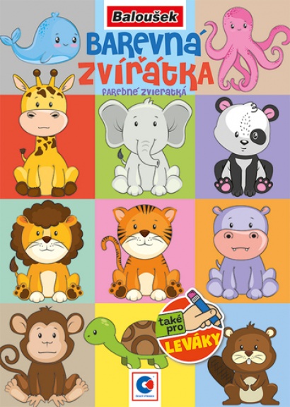 Omalovánky A5 Barevná zvířátka