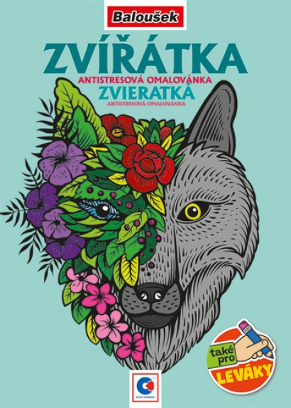 Antistresové omalovánky A5 - zvířátka