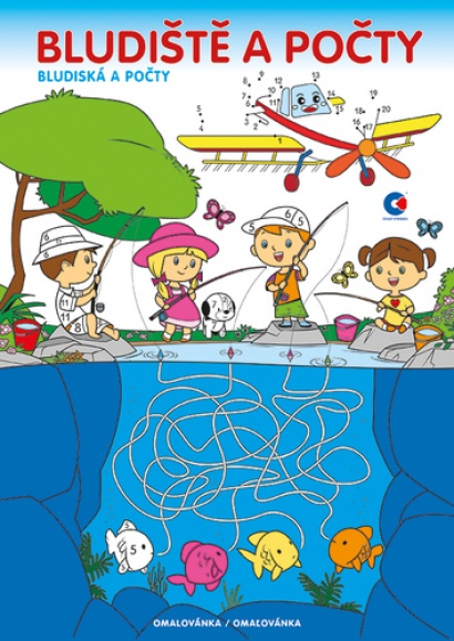 Omalovánky A4 Bludiště a počty