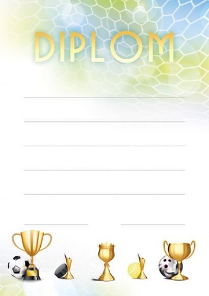 Diplom A4 - Sportovní hry